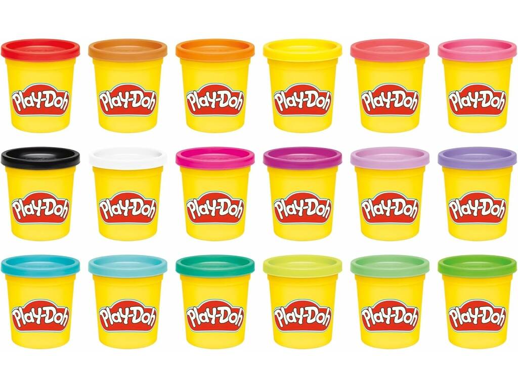 PlayDoh Set di 18 barattoli da 85 g