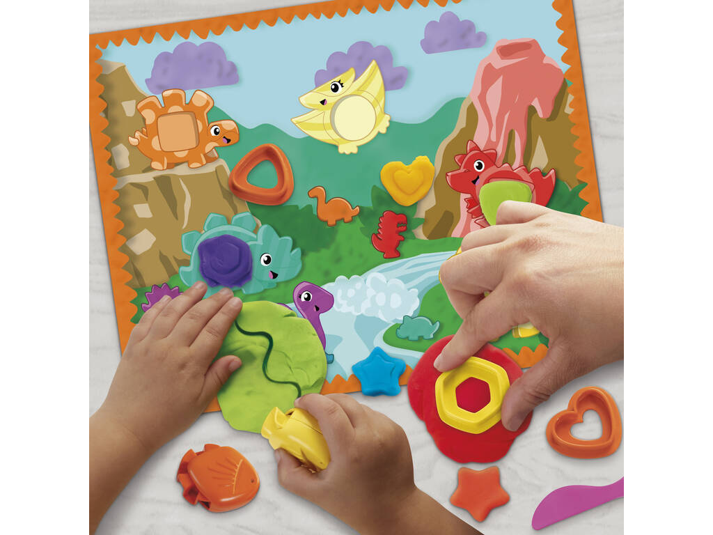 Playdoh Dinosauri Forme e Colori