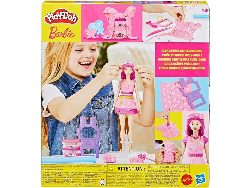 Playdoh Barbie Cuori e Capelli