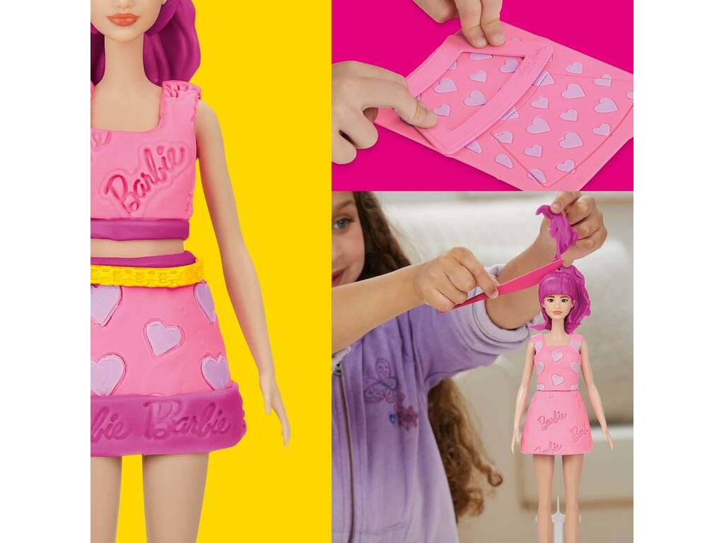 Playdoh Barbie Cuori e Capelli