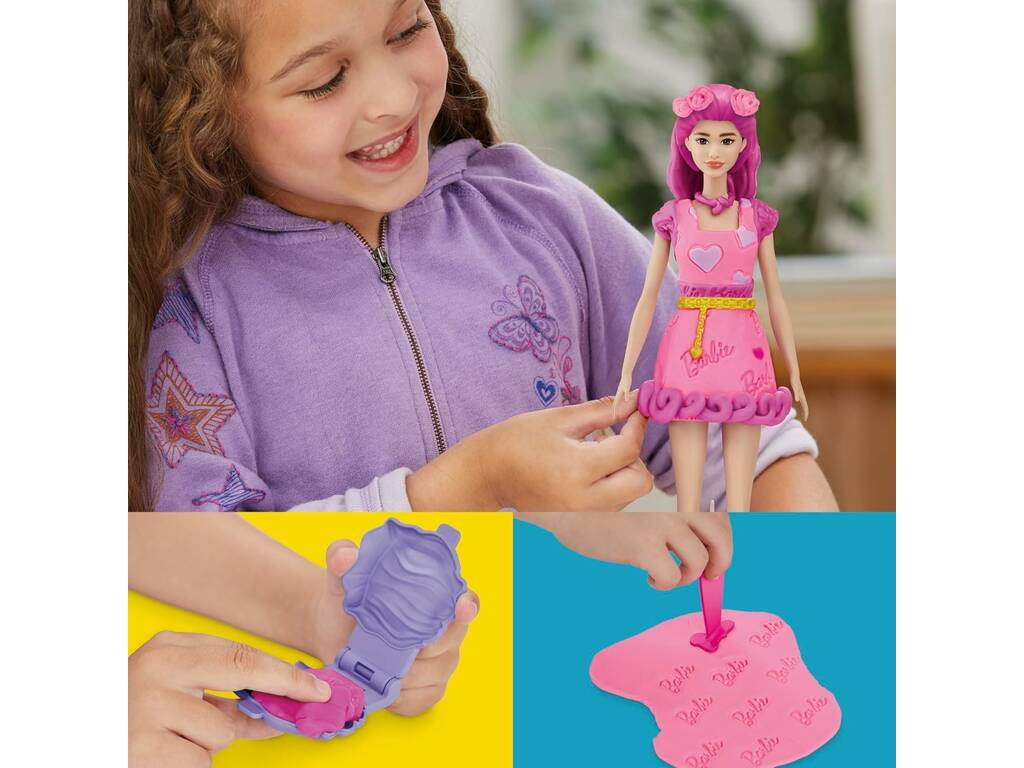 Playdoh Barbie Cuori e Capelli