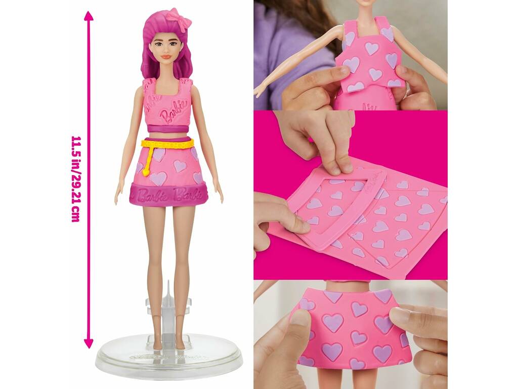 Playdoh Barbie Cuori e Capelli