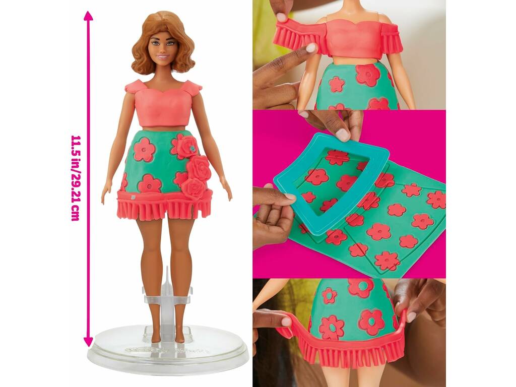 Playdoh Barbie Rose e Frangia