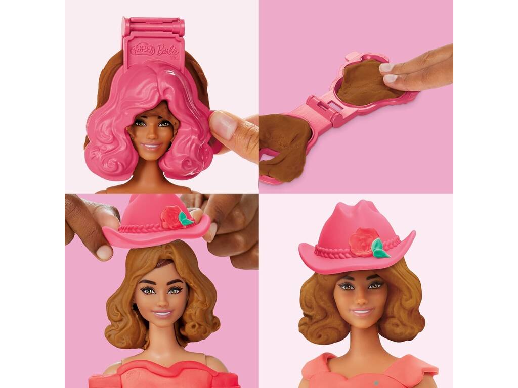 Playdoh Barbie Rose e Frangia