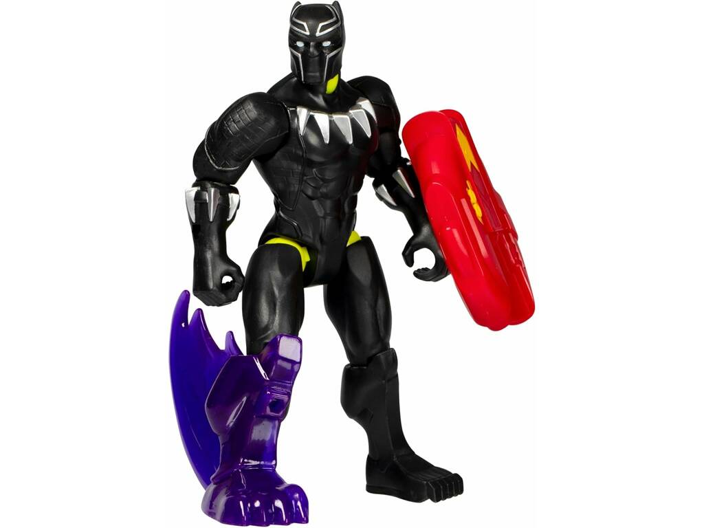 Marvel MixMashers Figura base Black Panther con accessori