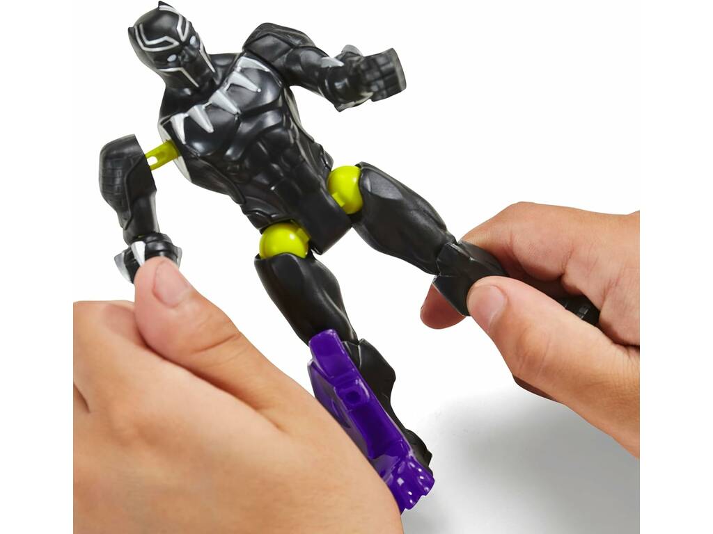 Marvel MixMashers Figura base Black Panther con accessori