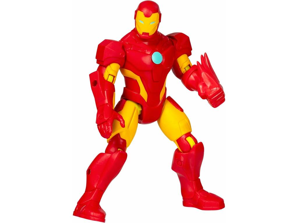 Marvel MixMashers Figura base Iron Man con accessori