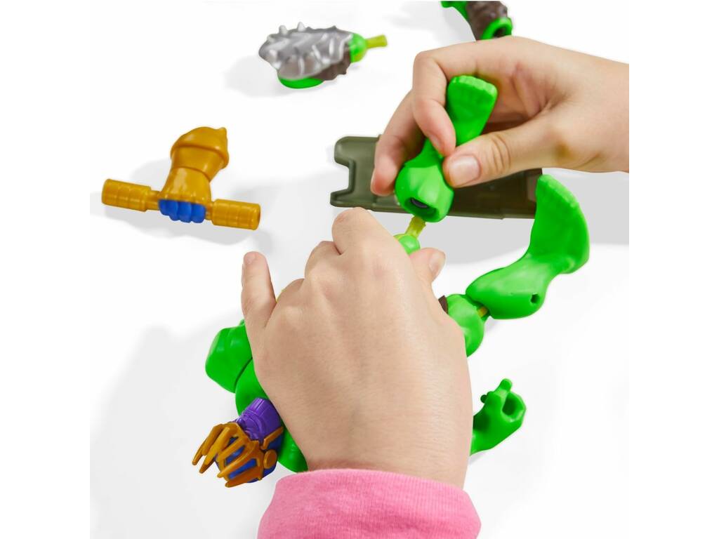 Marvel MixMashers Figura Deluxe Hulk con accessori