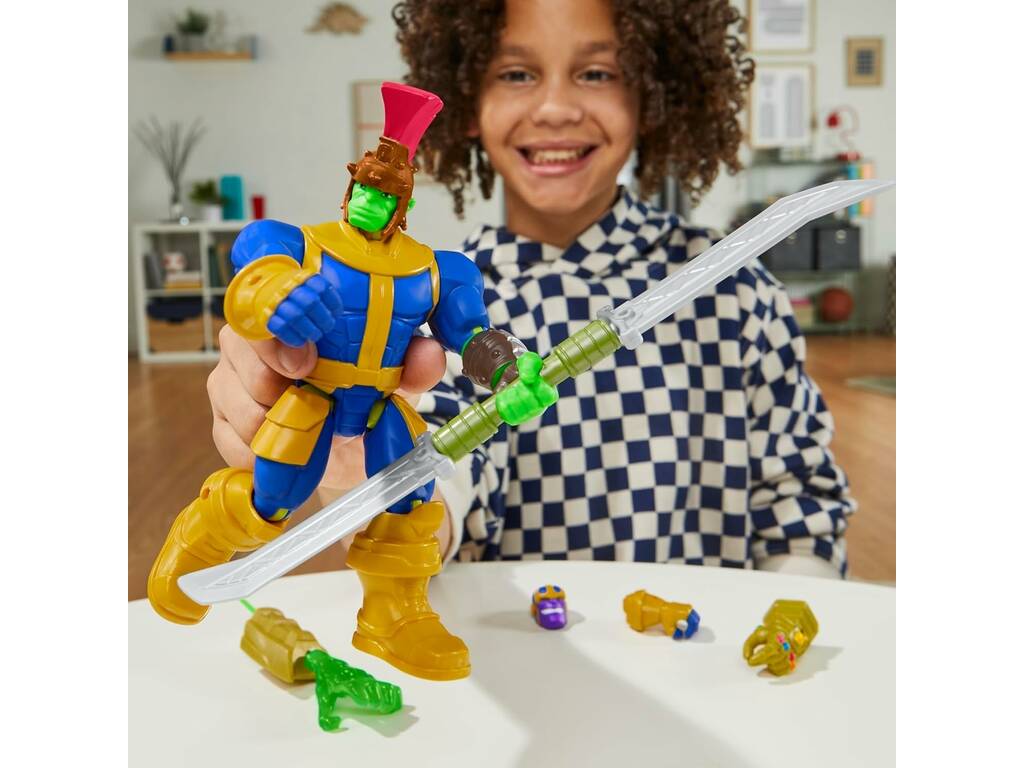 Marvel MixMashers Figura Deluxe Hulk con accessori