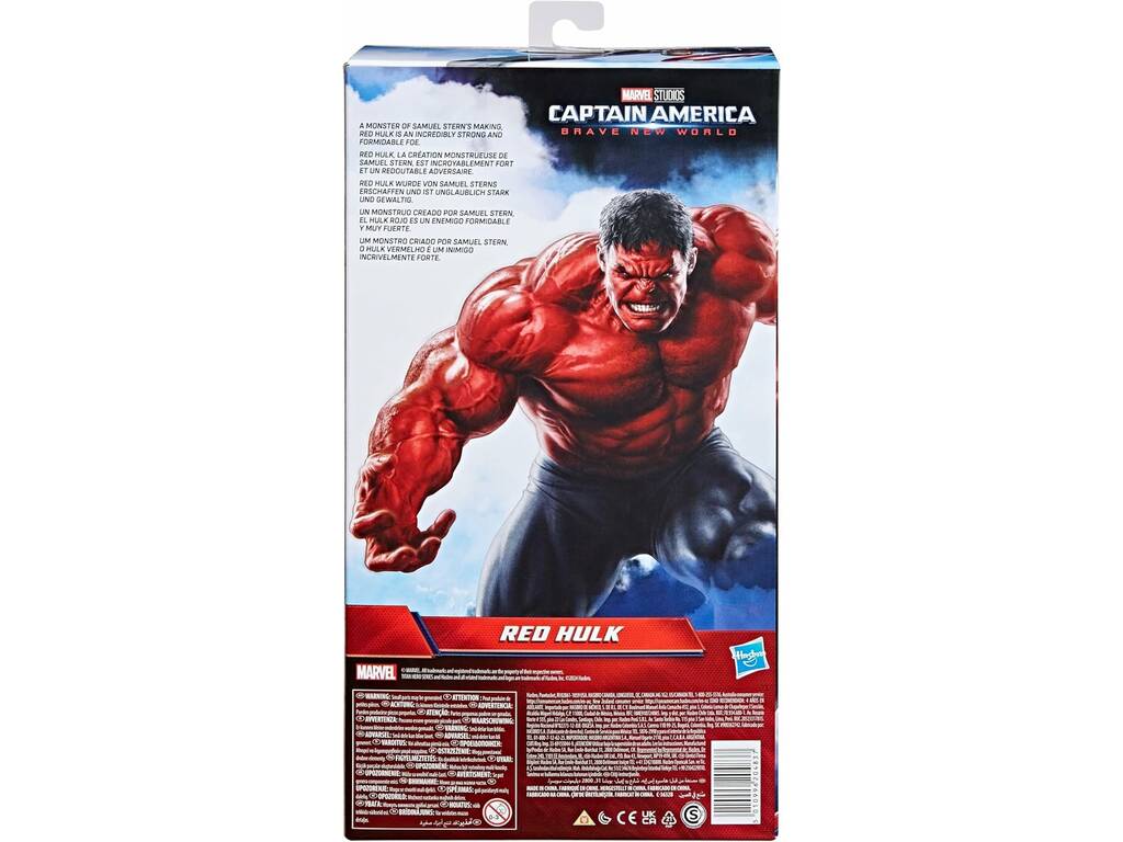 Marvel Capitan America Brave New World Figura Red Hulk da 29 cm