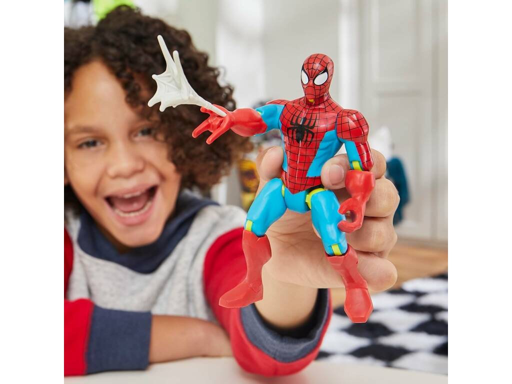 Marvel MixMashers Figura base Spiderman con accessori