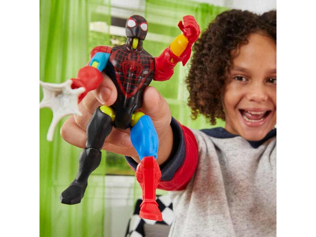 Marvel MixMashers Figura base Miles Morales con accessori