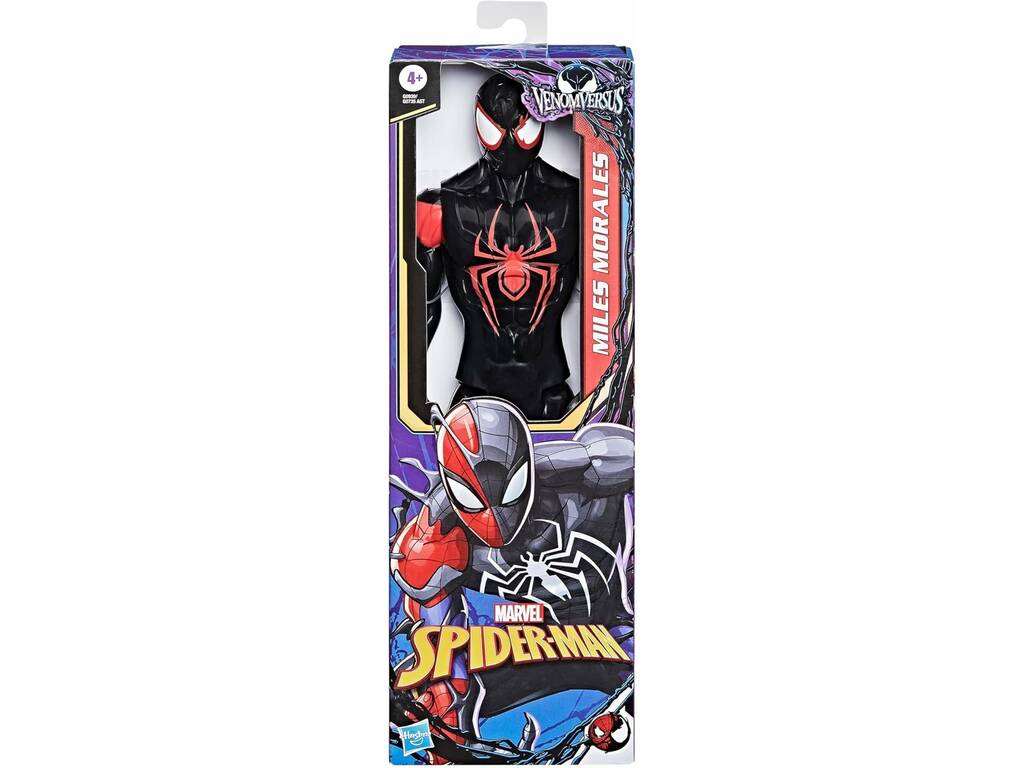 Marvel Spiderman VenomVersus Figura Titán Miles Morales da 29 cm
