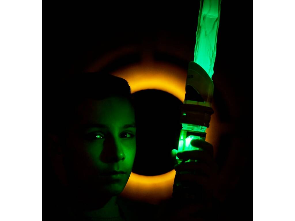 Star Wars Cristallo di Potere Spada Laser con Cristalli di Potere, Luce e Suoni
