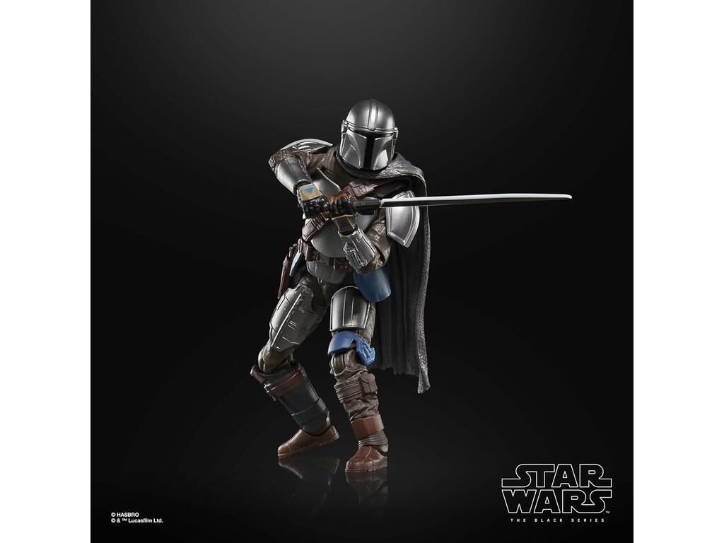 Star Wars La Série Noire Figura Le Mandalorien de 15 cm