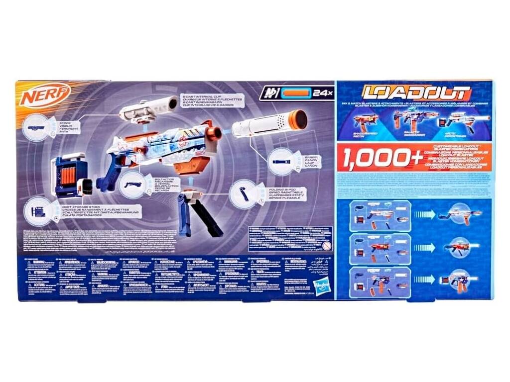 Nerf Loadout Lanciatore Artic Zerostriker con 24 dardi