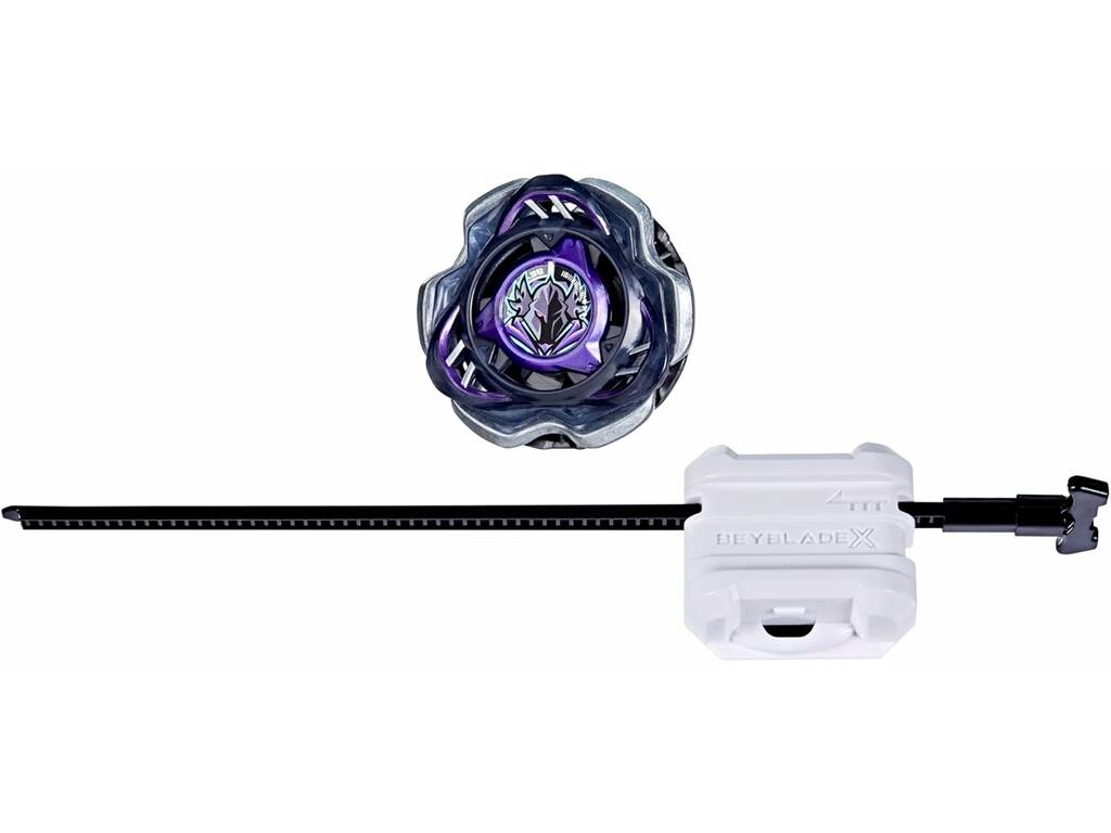 Beyblade X Trottola CX Dark Perseus B 6-80W con Lanciatore