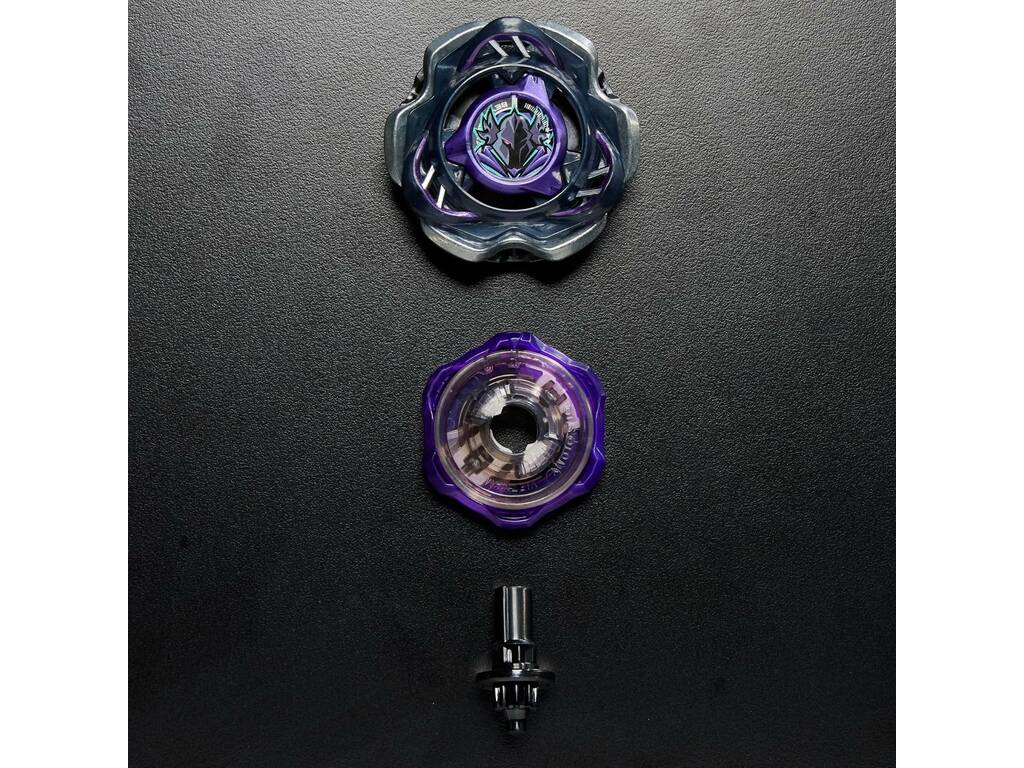 Beyblade X Trottola CX Dark Perseus B 6-80W con Lanciatore