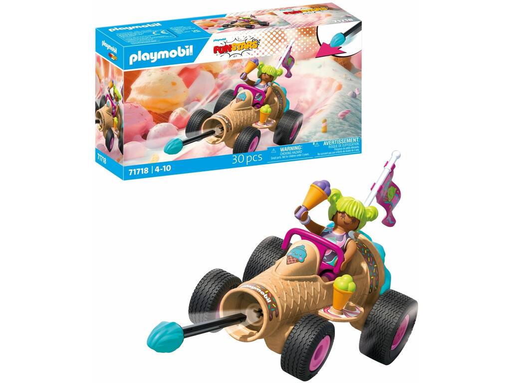 Playmobil FunStars Racing Cono de Helado