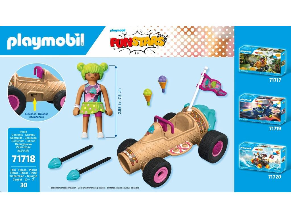 Playmobil FunStars Racing Cono de Helado
