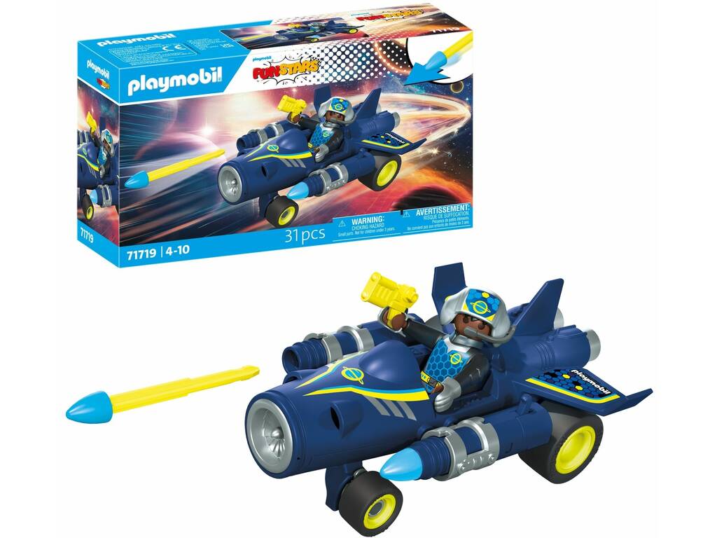 Playmobil FunStars Racing Avión Espacial