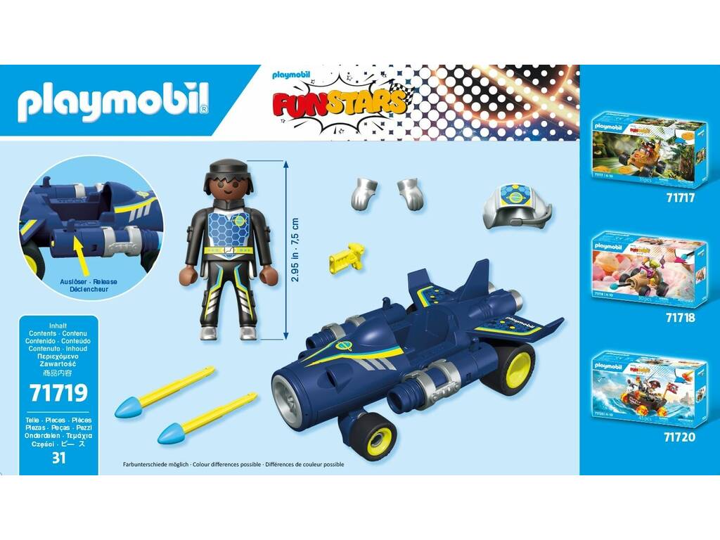 Playmobil FunStars Racing Avión Espacial