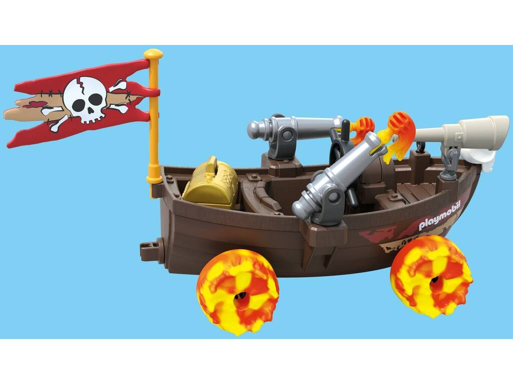 Playmobil FunStars Racing Barco Pirata