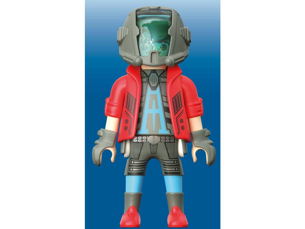 Playmobil Heroes avec véhicule volant