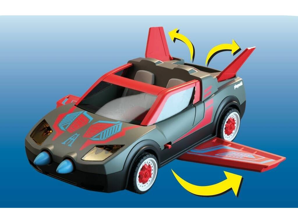 Playmobil Heroes avec véhicule volant