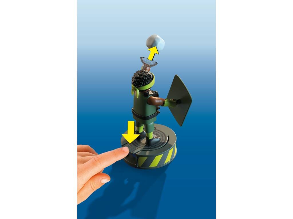 Playmobil Heroes avec véhicule volant
