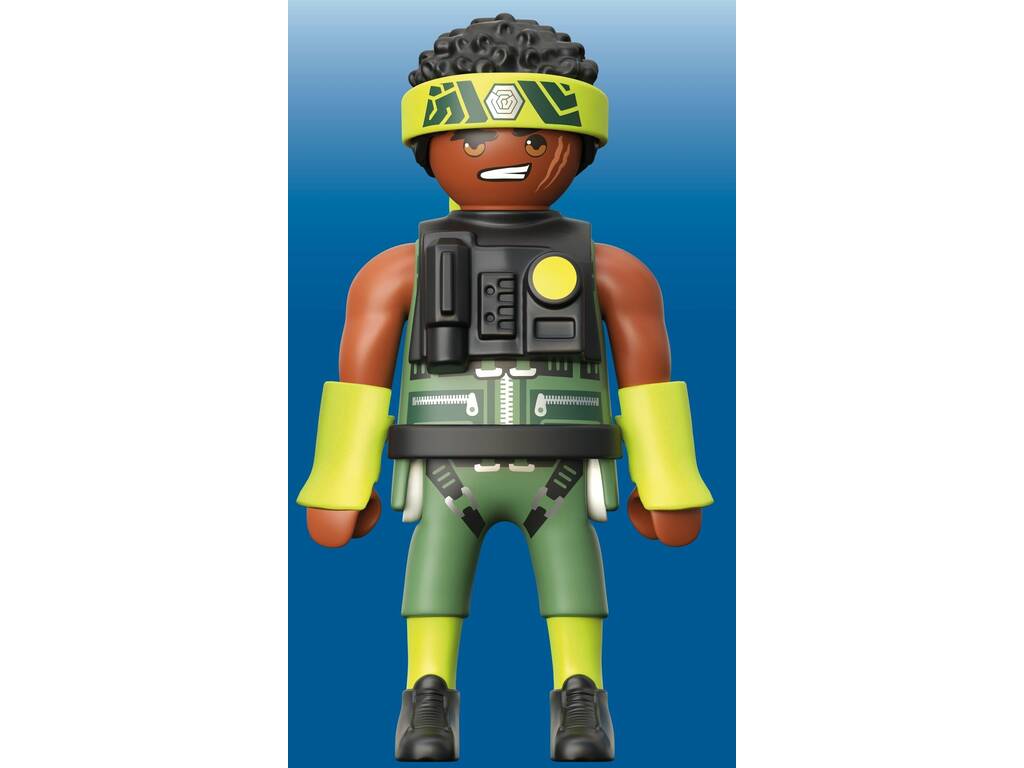 Playmobil Heroes avec véhicule volant