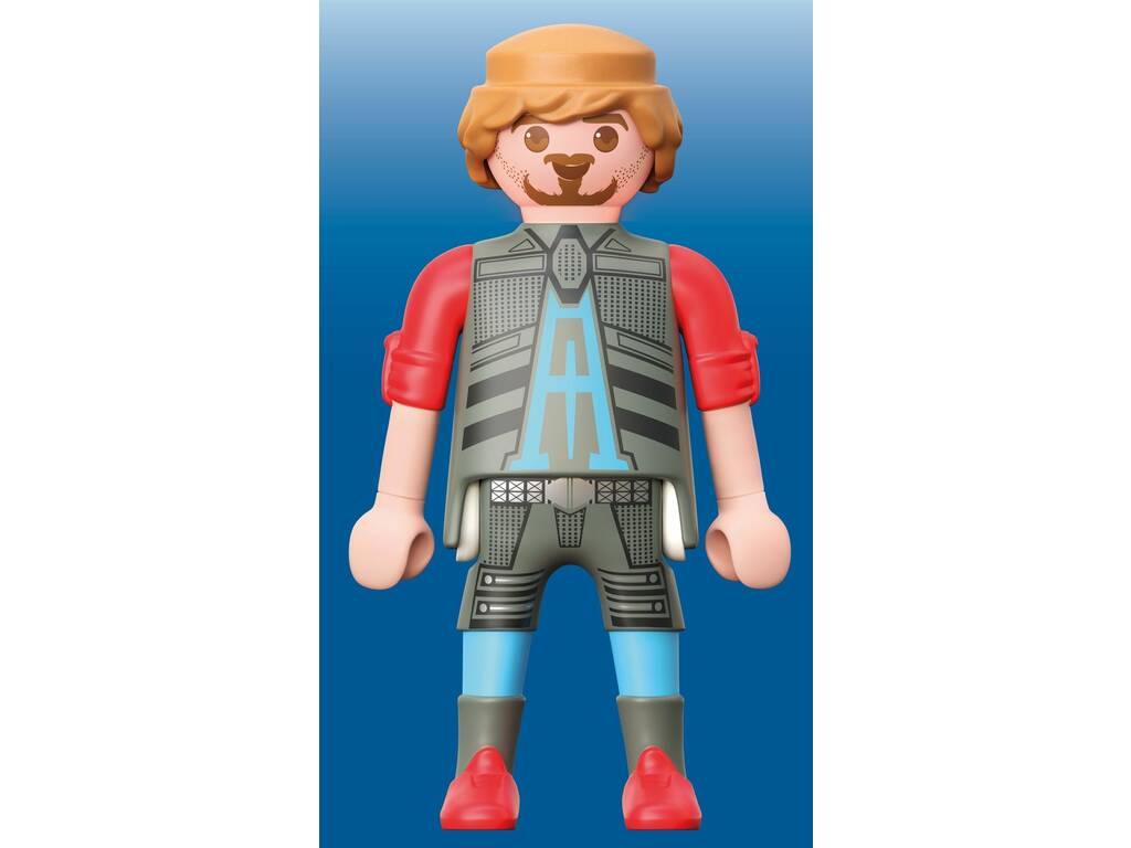 Playmobil Heroes avec véhicule volant