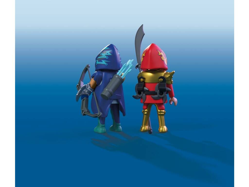 Playmobil Held mit Drohne gegen bösen Ninja