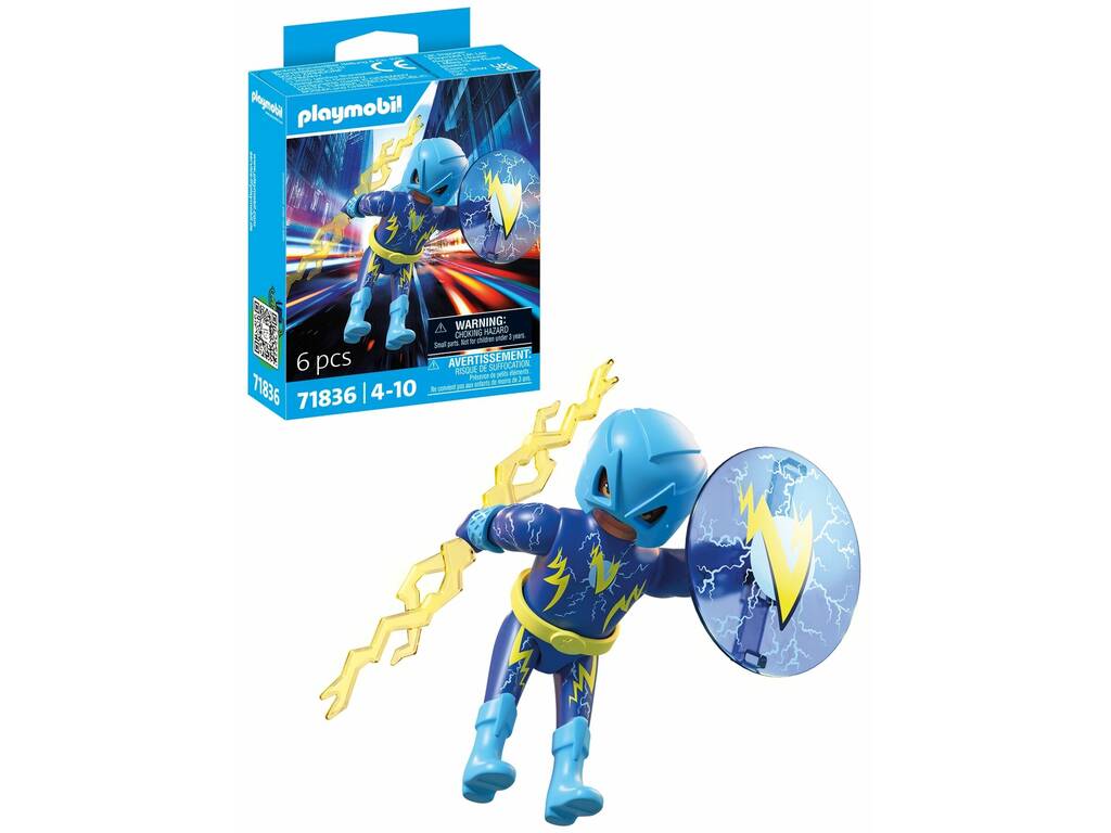 Playmobil Set Héroe Relámpago