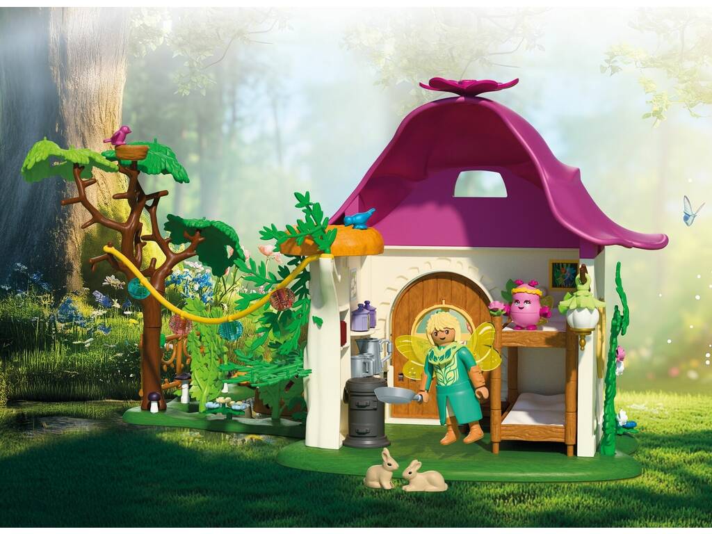 Playmobil Maison des fées avec licorne dorée
