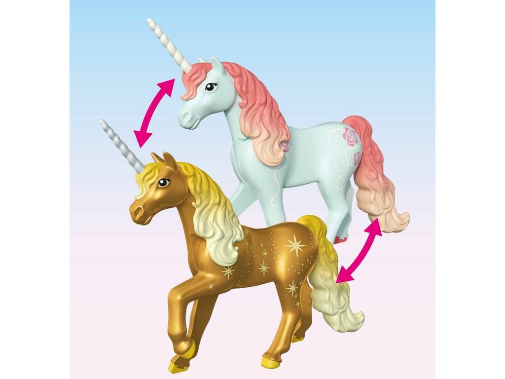 Playmobil Maison des fées avec licorne dorée