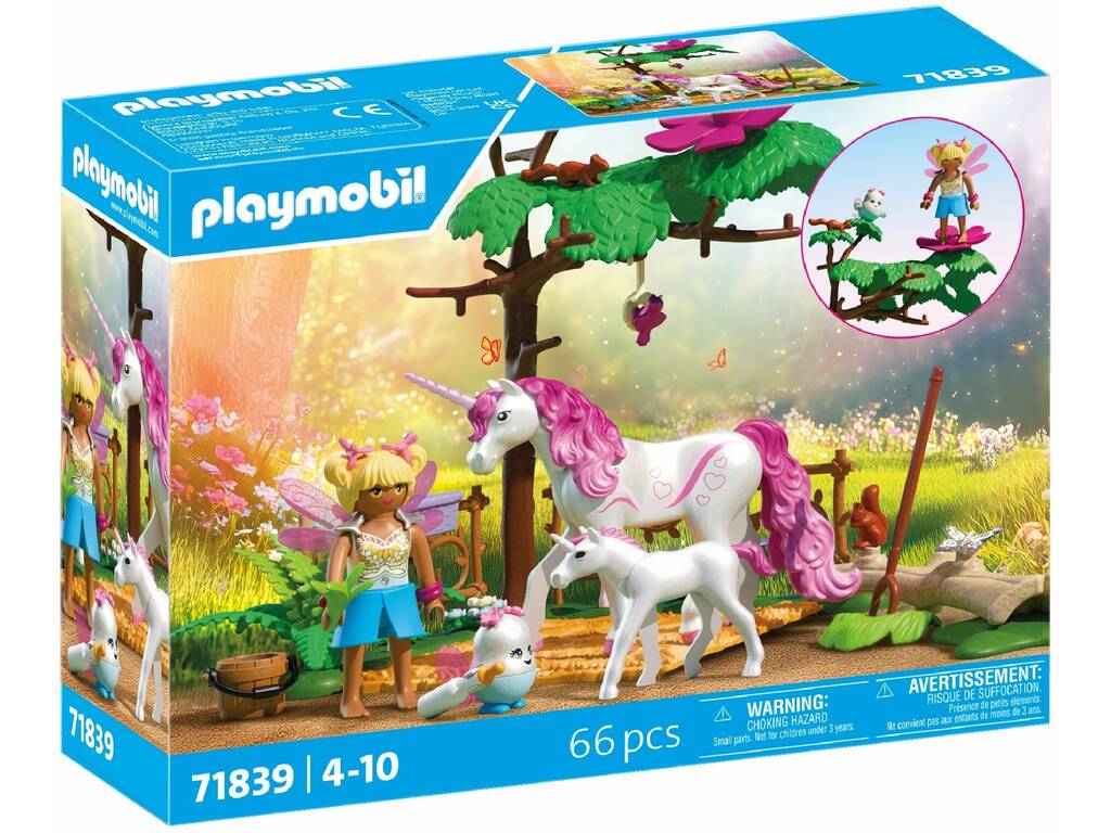 Playmobil Écurie magique Licorne pour maman et poulain