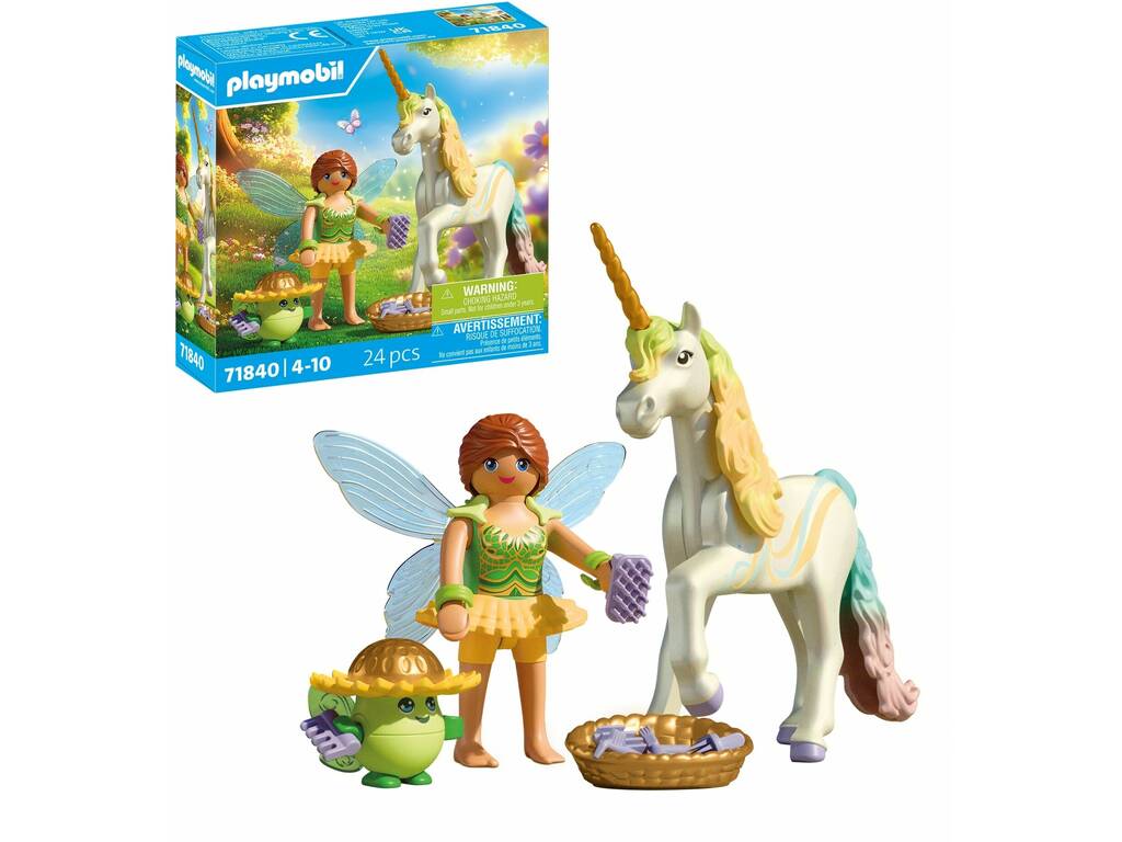 Playmobil Licorne Rainbow Flower avec fée