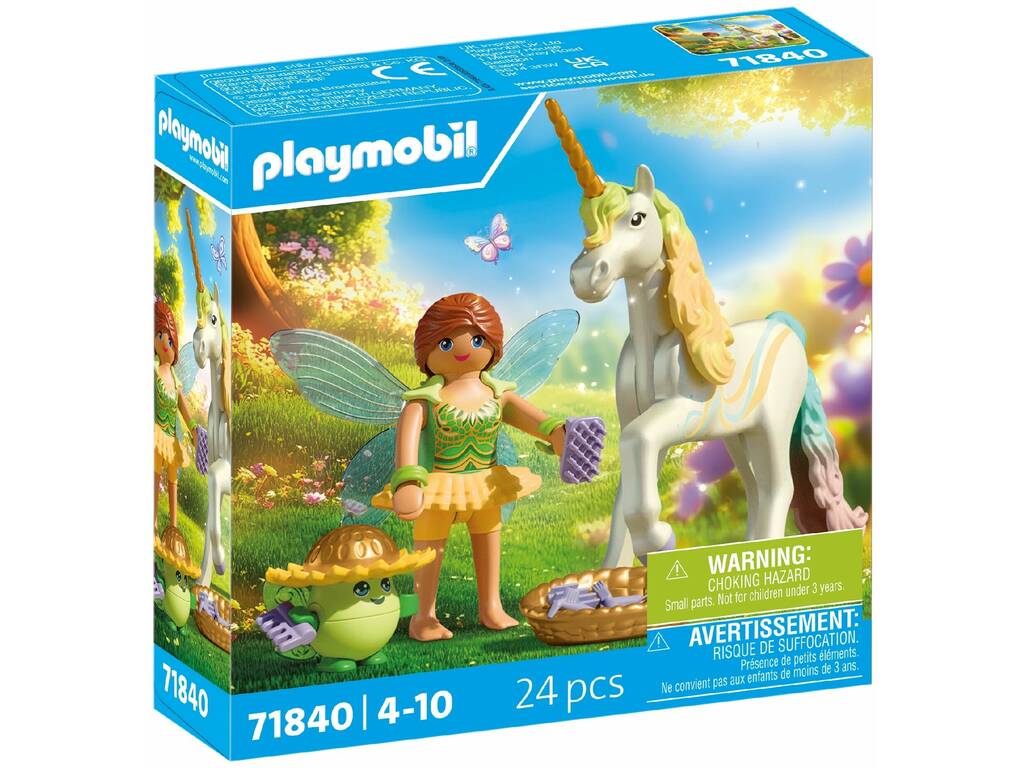 Playmobil Licorne Rainbow Flower avec fée