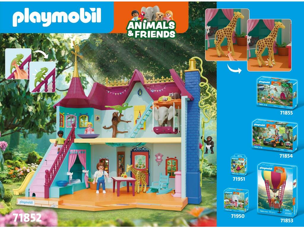 Playmobil Animals & Friends Mansión de Animales