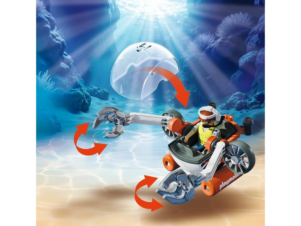 Playmobil Chasse au trésor avec sous-marin