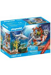 Playmobil Chasse au trésor avec sous-marin