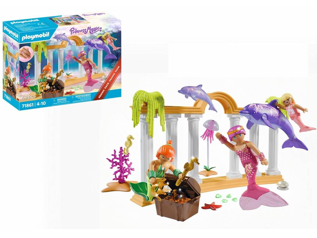Playmobil Princess Magic Tesouro de Sereia com Golfinhos
