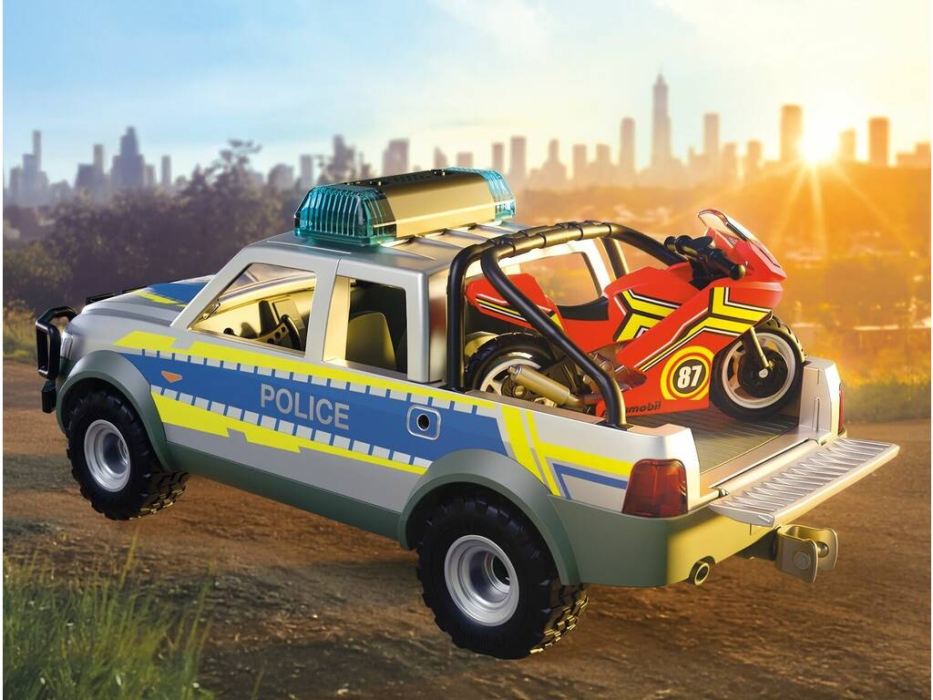 Playmobil City Action Pick Up Persecución Policial
