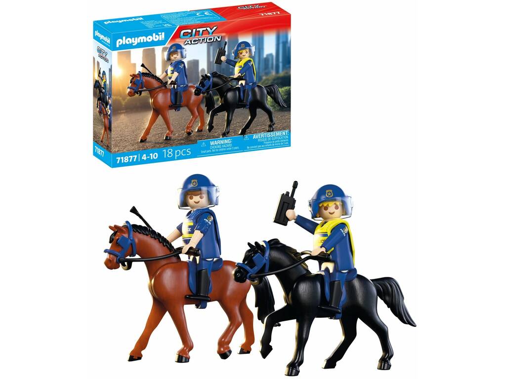 Playmobil City Action Escuadrón Policial a Caballo