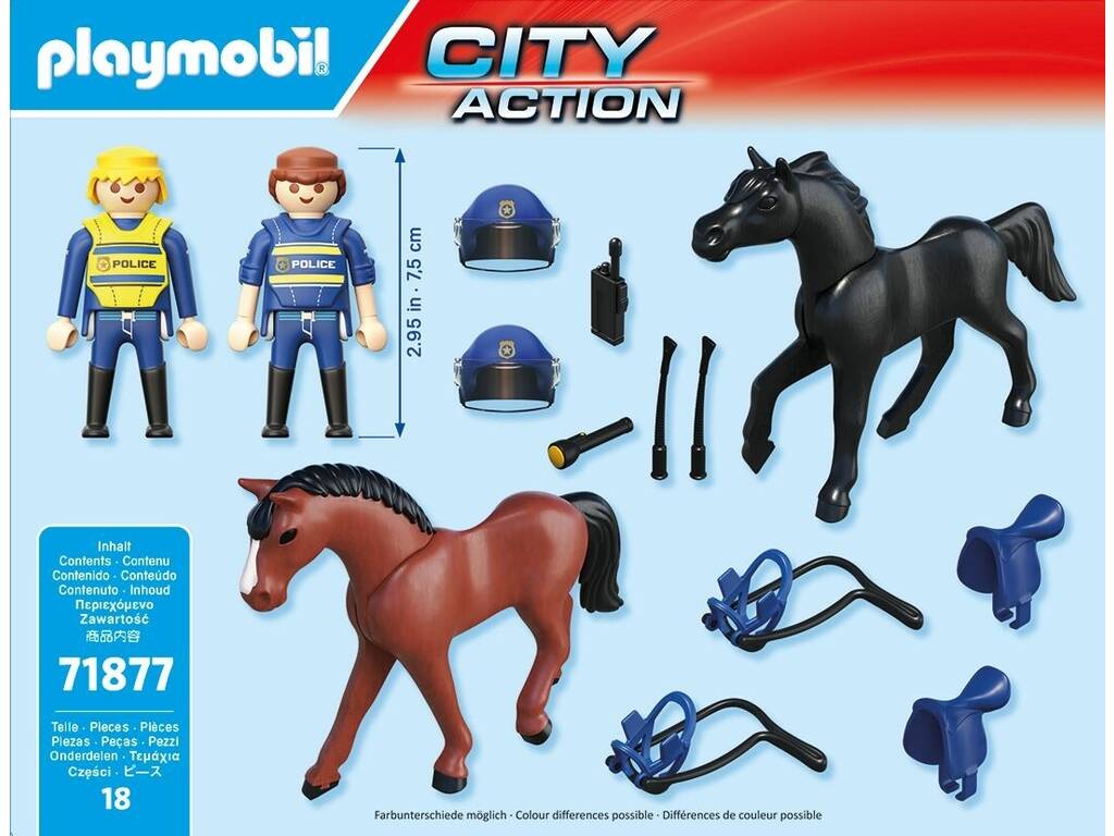 Playmobil City Action Escuadrón Policial a Caballo