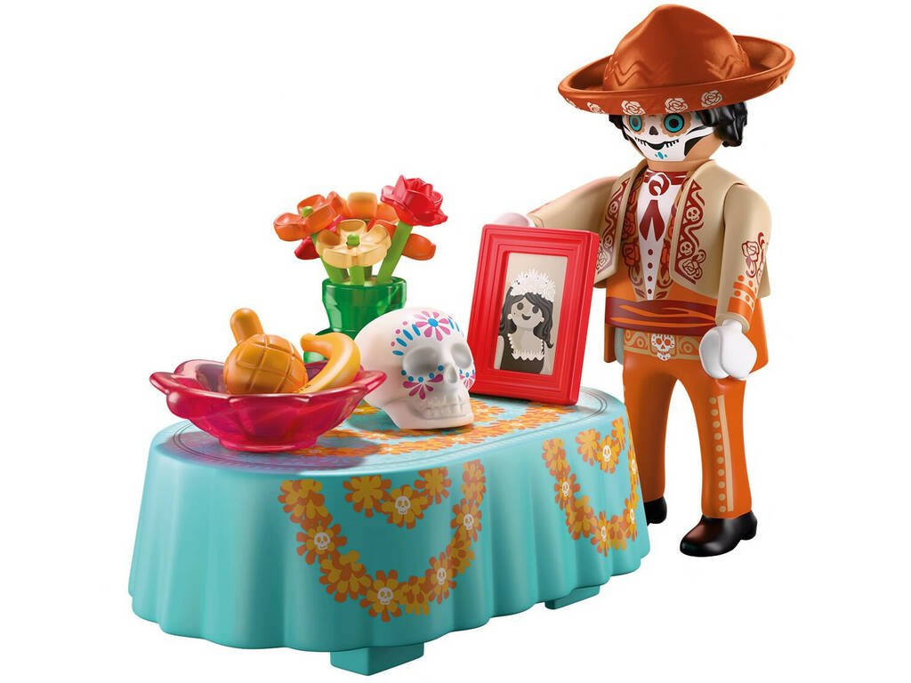 Playmobil Special Plus Figura Días de los Muertos con Accesorios