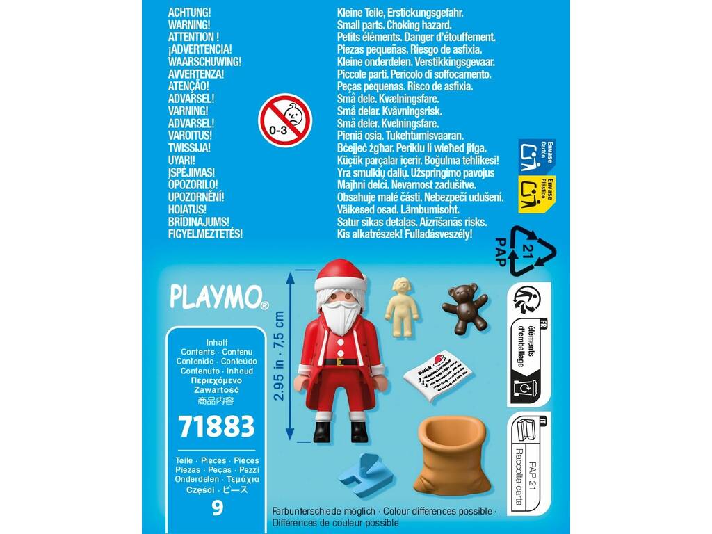 Playmobil Special Pus Figura Papa Noel con Accesorios