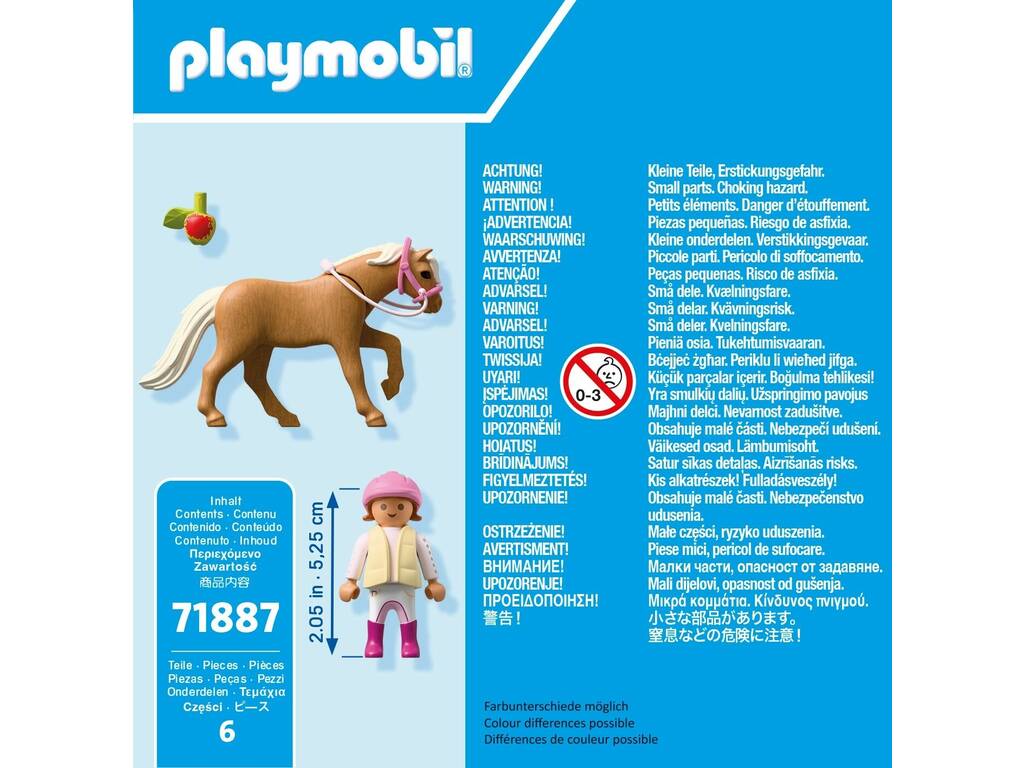 Playmobil Dou Pack Niña con Pony