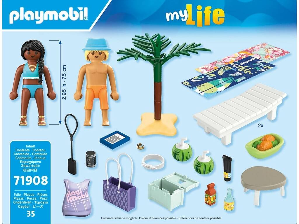 Playmobil My Life Couple à la plage